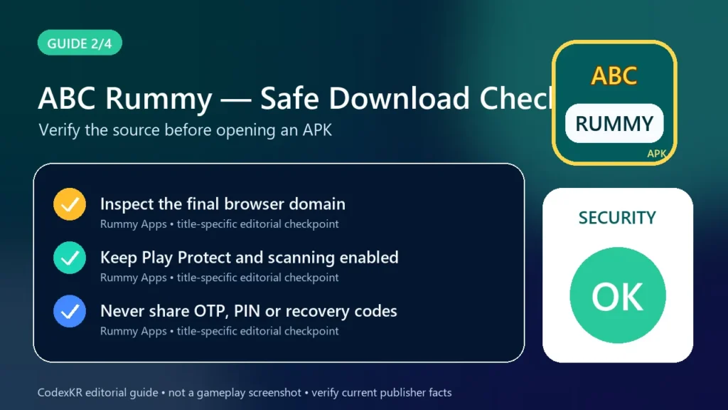 ABC Rummy APK information and safety guide card 2