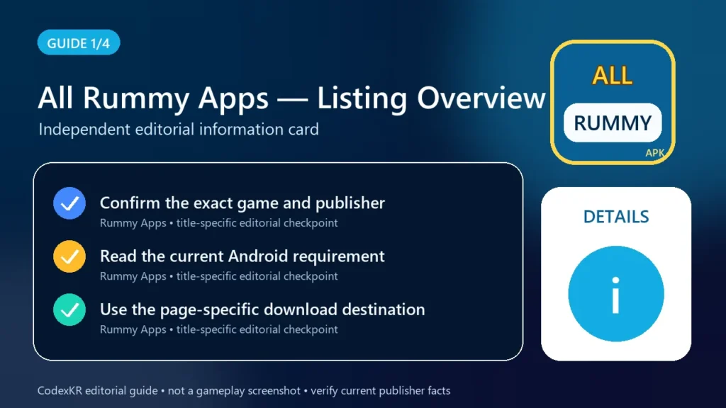 All Rummy Apps APK information and safety guide card 1