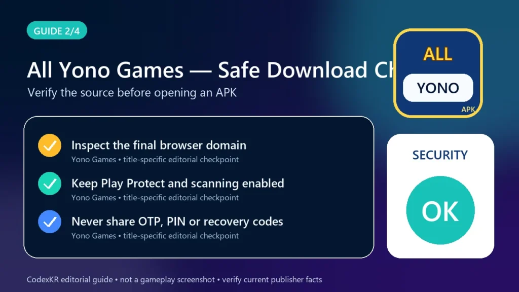 All Yono Games APK information and safety guide card 2