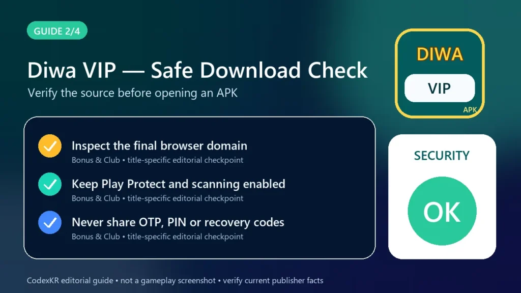 Diwa VIP APK information and safety guide card 2