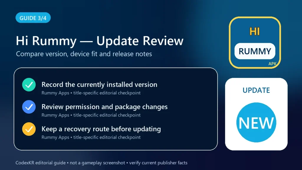 Hi Rummy APK information and safety guide card 3
