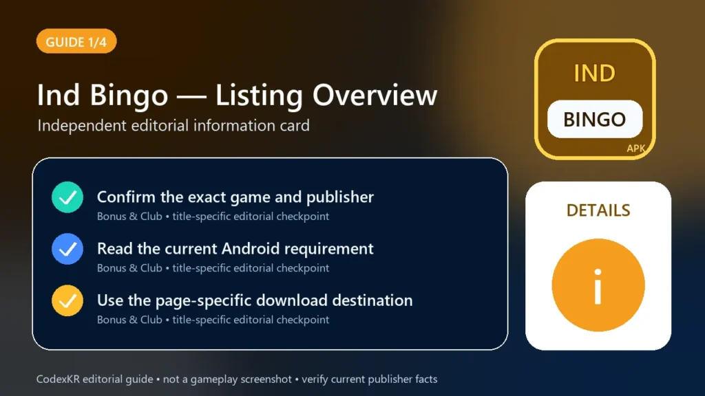 Ind Bingo APK information and safety guide card 1