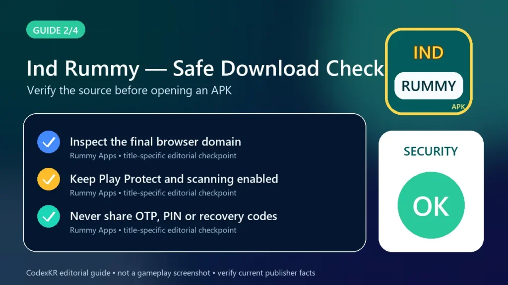 Ind Rummy APK information and safety guide card 2