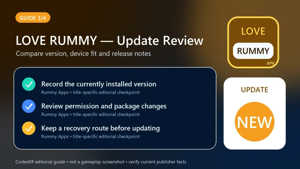 LOVE RUMMY APK information and safety guide card 3