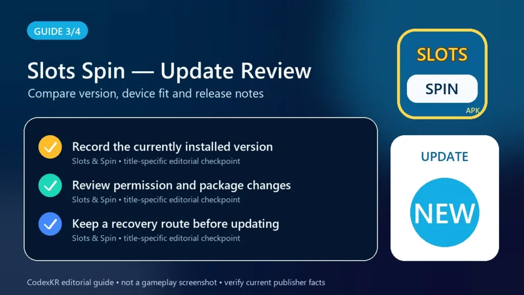 Slots Spin APK information and safety guide card 3