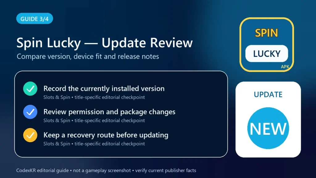 Spin Lucky APK information and safety guide card 3