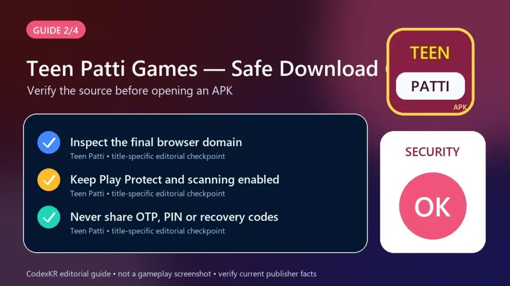 Teen Patti Games APK information and safety guide card 2