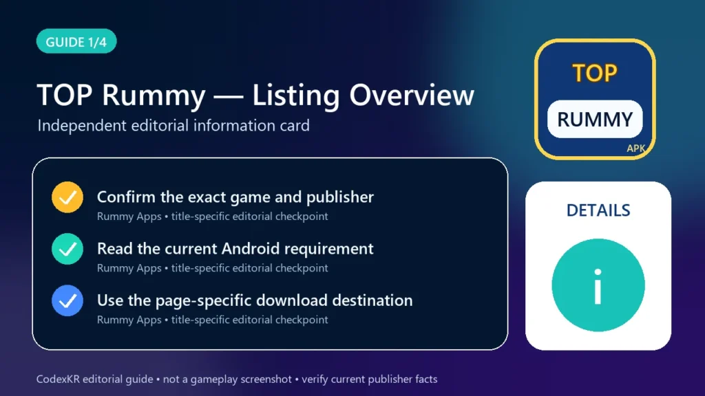 TOP Rummy APK information and safety guide card 1