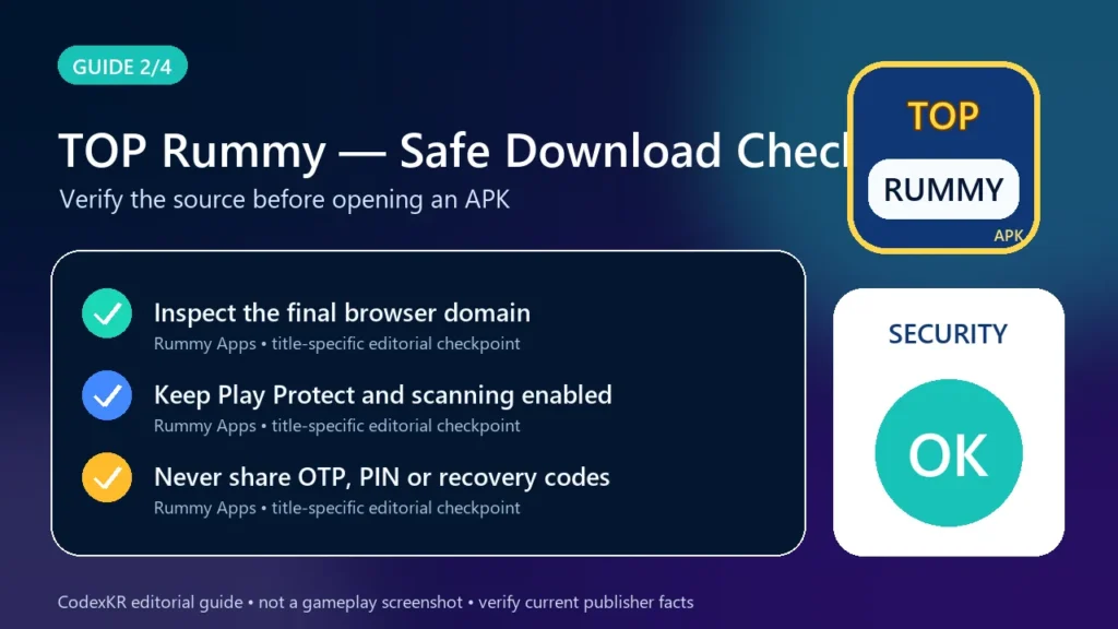 TOP Rummy APK information and safety guide card 2