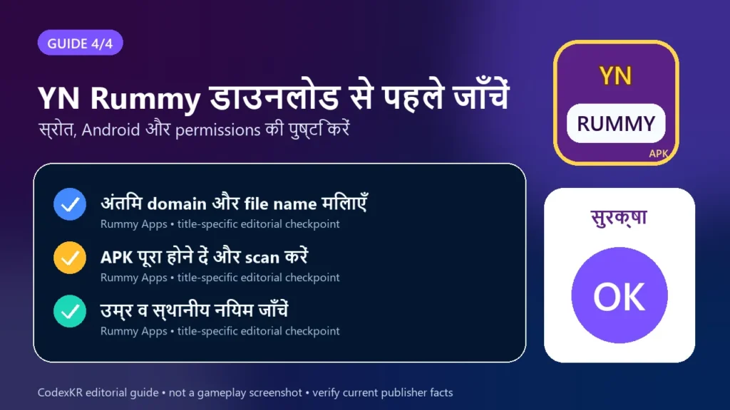YN Rummy APK information and safety guide card 4
