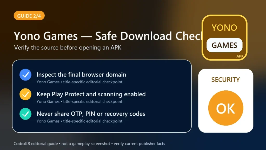 Yono Games APK information and safety guide card 2